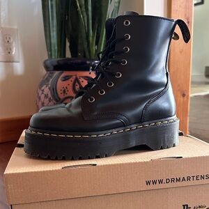 Dr. Martens Black Combat Boots